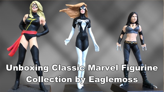 unboxing classic marvel figurine unboxing